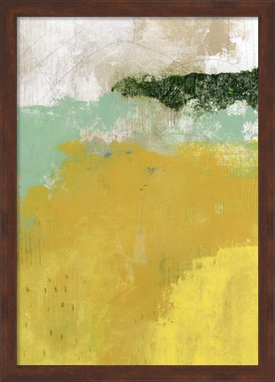 Framed Yellow Field Print