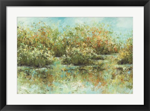 Framed Hamden Pond Print