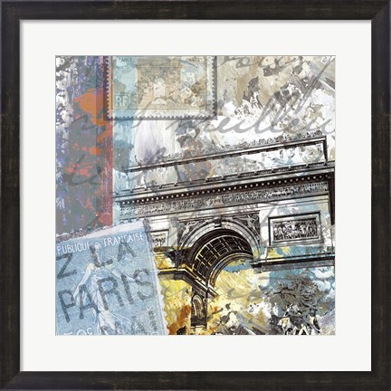 Framed Paris Arc Print