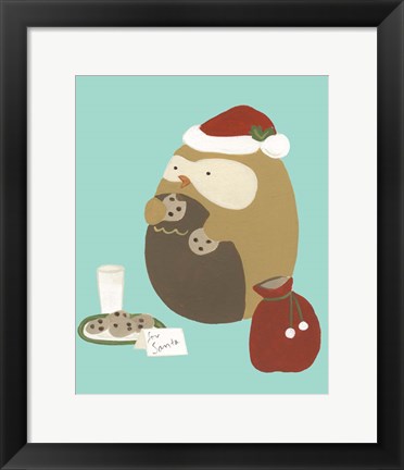 Framed Happy Owlidays IX Print