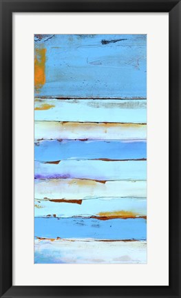 Framed Blue Jam I Print