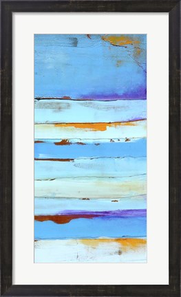Framed Blue Jam II Print