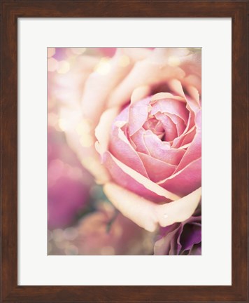 Framed Rosie Pink I Print