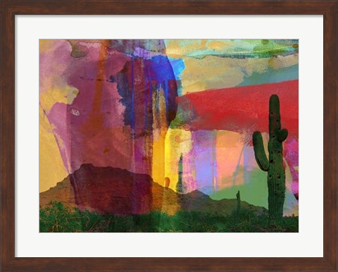 Framed Mesa Abstract Print