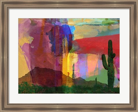 Framed Mesa Abstract Print