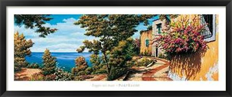 Framed Poggio Sul Mare Print