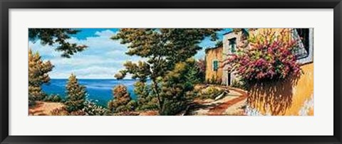 Framed Poggio Sul Mare Print