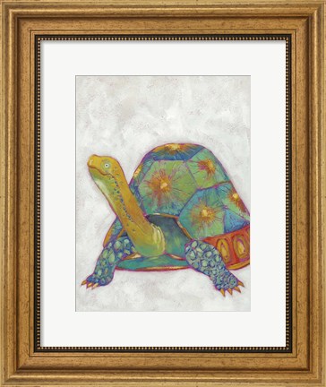 Framed Turtle Friends II Print