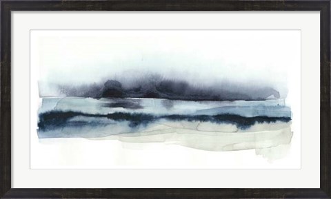 Framed Stormy Sea I Print