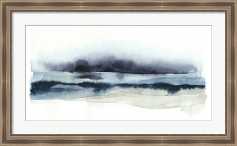 Framed Stormy Sea I Print