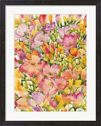 Framed Wildflower Study II Print