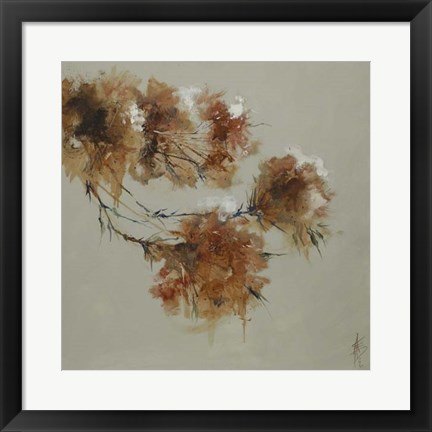 Framed Rusty Spring Blossoms I Print