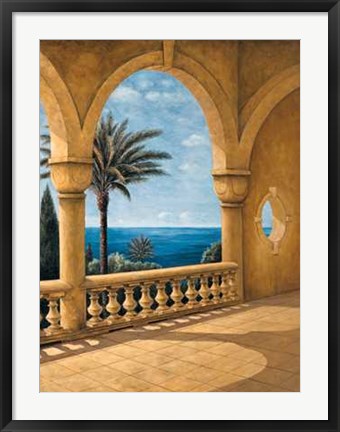 Framed Ocean View II Print