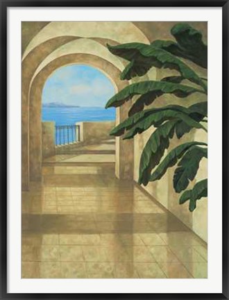 Framed Ocean Villa II Print