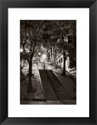 Framed Montmartre, Paris 1950 Print