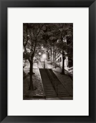 Framed Montmartre, Paris 1950 Print