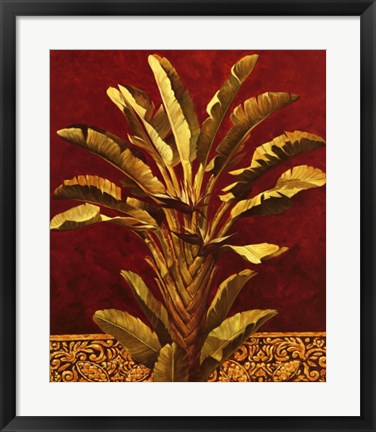 Framed Traveler&#39;s Palm Print