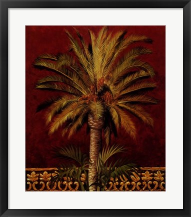 Framed Canary Palm Print