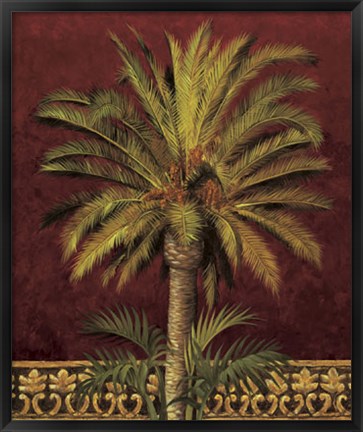 Framed Canary Palm Print