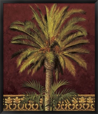 Framed Canary Palm Print