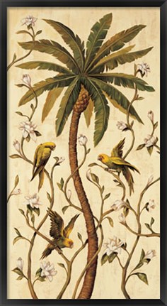 Framed Tropical Panel II Print