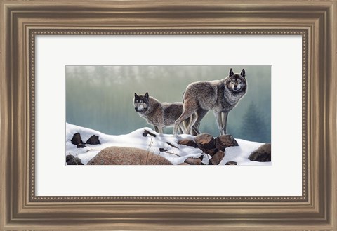 Framed Out of the Forest Print