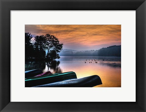 Framed French Creek Sunrise Print