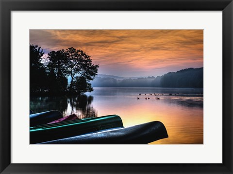 Framed French Creek Sunrise Print