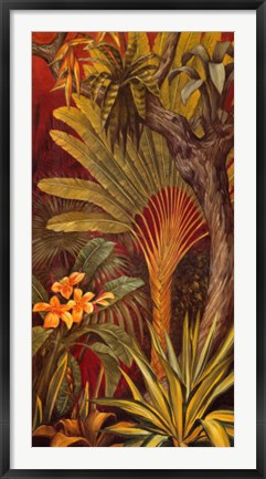 Framed Bali Garden II Print