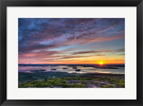 Framed Acadia Sunrise Print