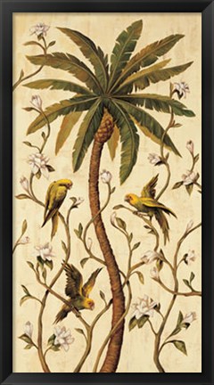 Framed Tropical Panel II Print