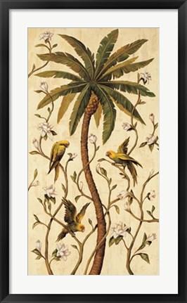 Framed Tropical Panel II Print