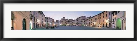 Framed Tuscany Panoramic View of Lucca Print