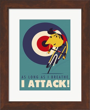 Framed Attack Print