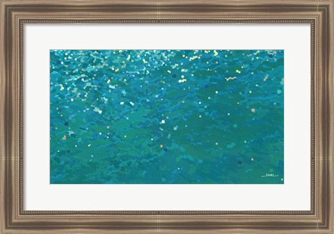 Framed Soft Lake Ripples Print