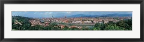 Framed Tuscany Panoramic View of Florence Print