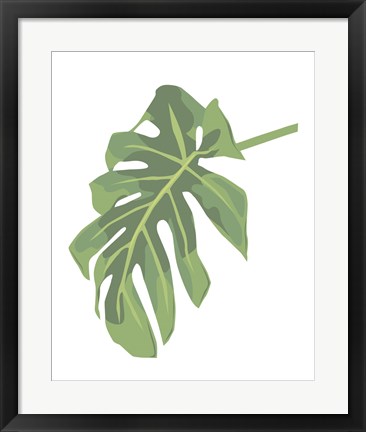 Framed Philodendron 3 Print