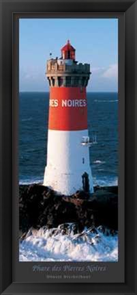 Framed Phare des Pierres Noires Print