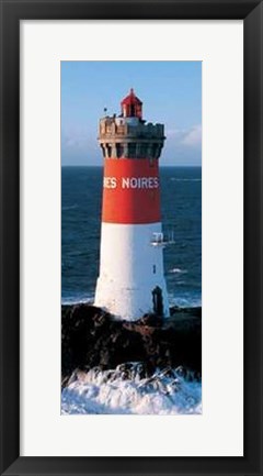 Framed Phare des Pierres Noires Print