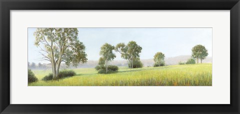 Framed Morning Mist Sunrise Print