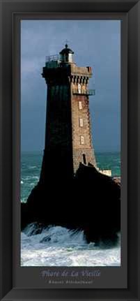 Framed Phare de la Vieille Print