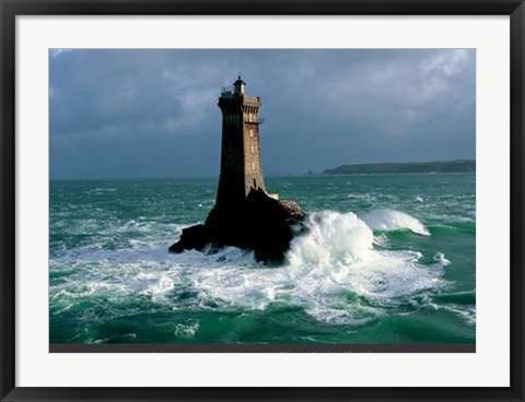 Framed Phare de la Vieille Print