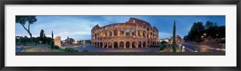 Framed Rome Panoramic of Colosseum Print