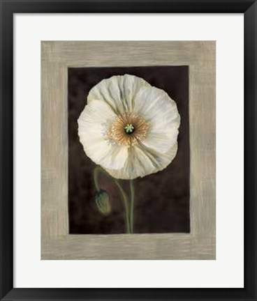 Framed Flora I Print