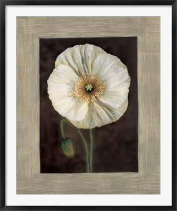 Framed Flora I Print