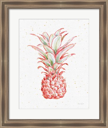 Framed Gracefully Pink XII Print