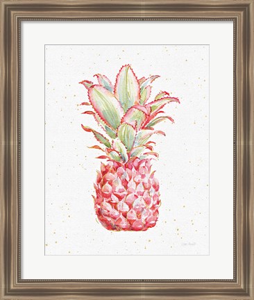 Framed Gracefully Pink XI Print