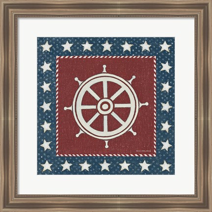 Framed Coastal Americana IV Print