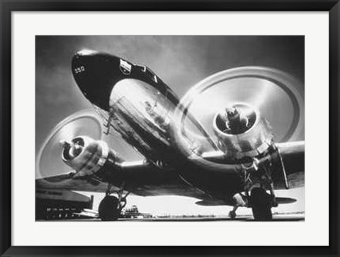 Framed Taking Off 1952 Print