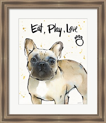 Framed Strike a Paws VI Print